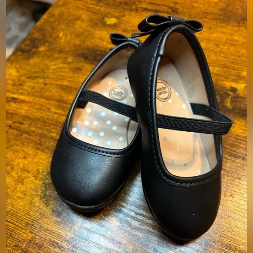 Carter's Classic Black Girl’s Dress Shoes